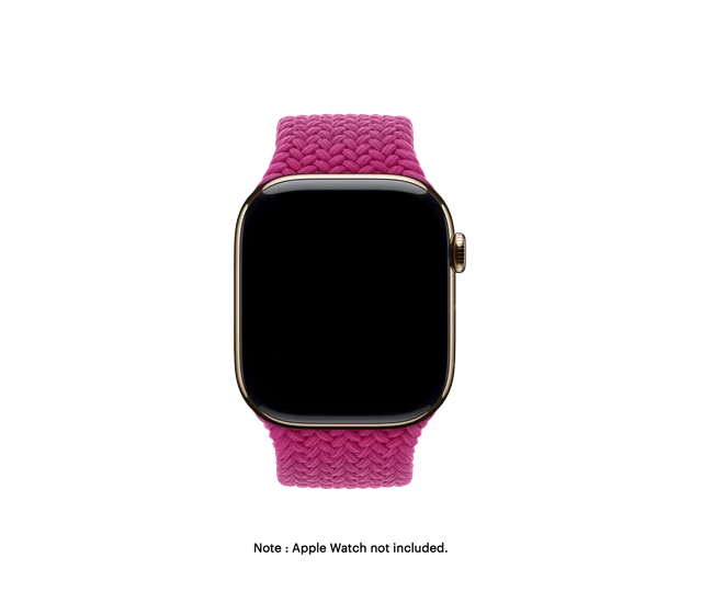 Berry Braided Solo Loop Apple Watch Band Series 10 – OBJECTKART