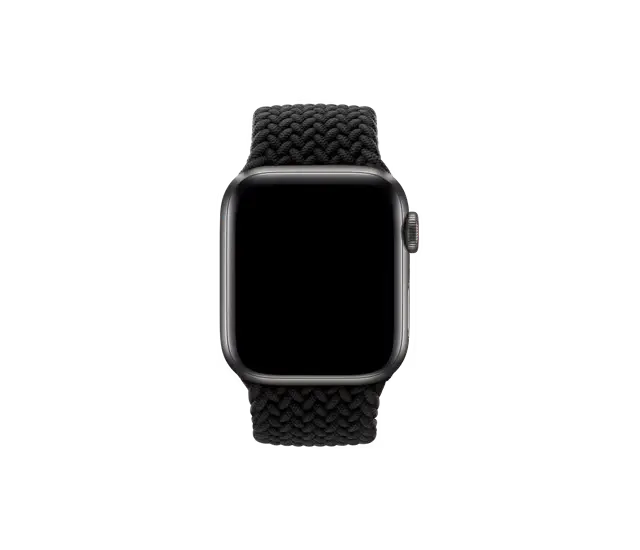 Black Braided Solo Loop Apple Watch Band Series 10 – OBJECTKART