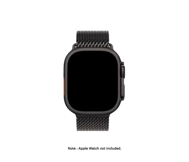 Black Milanese Loop 2.0 Apple Watch Band Series 10 – OBJECTKART