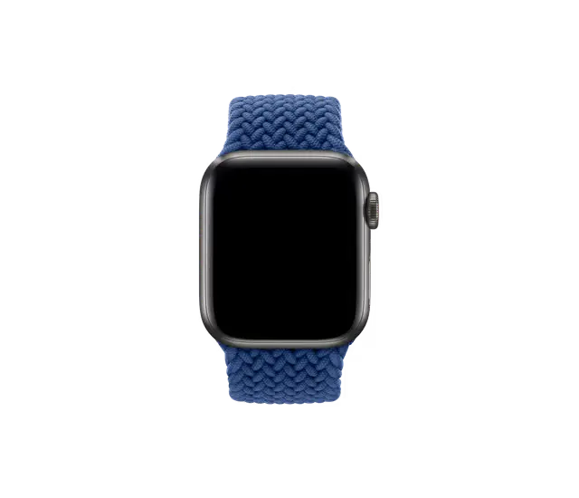 Blue Braided Solo Loop Apple Watch Band Series 10 – OBJECTKART