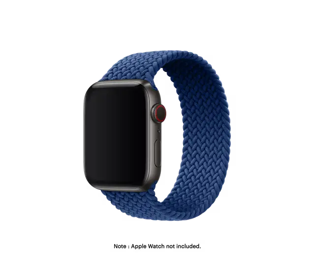 Blue Braided Solo Loop Apple Watch Band Series 10 – OBJECTKART