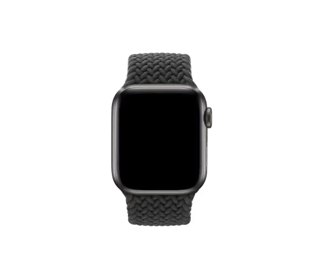 Charcoal Braided Solo Loop Apple Watch Band Series 10 – OBJECTKART