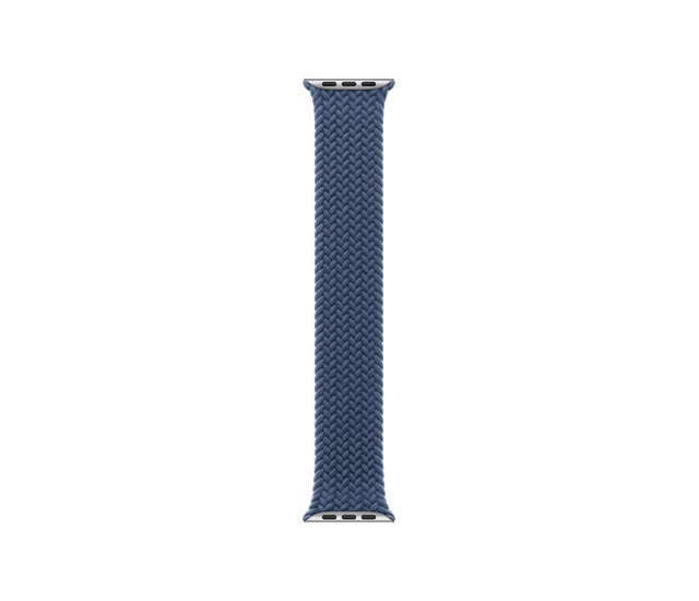 Midnight Blue Braided Solo Loop Apple Watch Band Series 10 – OBJECTKART