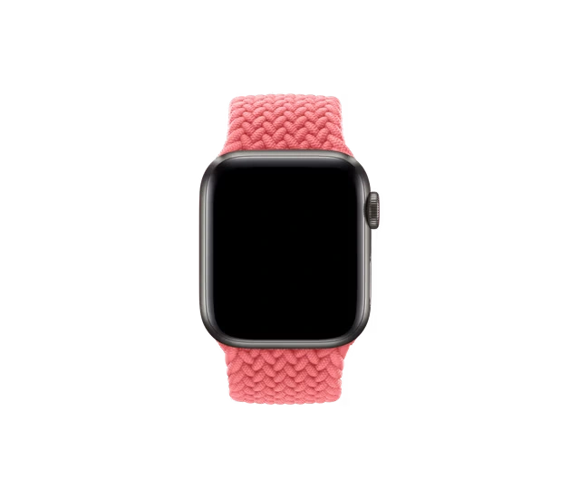 Pink Braided Solo Loop Apple Watch Band Series 10 – OBJECTKART