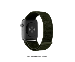 Army Green Nylon Apple WatchBand 38 40 vw