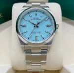 Rolex Tiffany Blue Dial Silver Ms Dhoni Watch