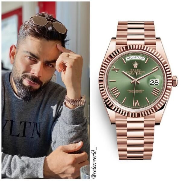 Virat Kohli Edition Day Date (Green Dial) Watch